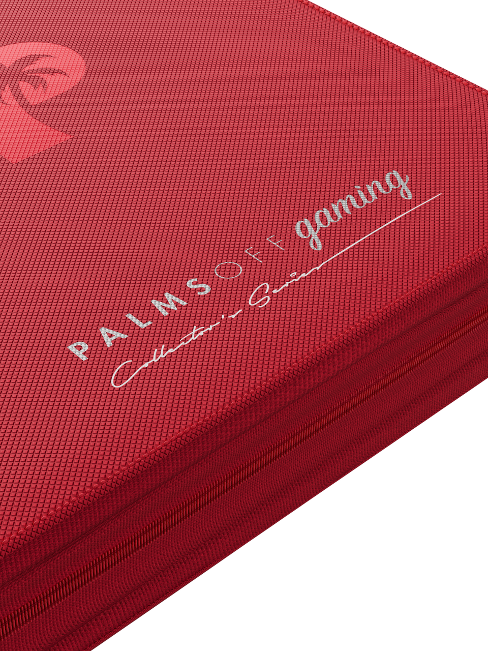 Palms Off Gaming | Collector's Series Top Loader Zip Binder - 4 Pocket - Red