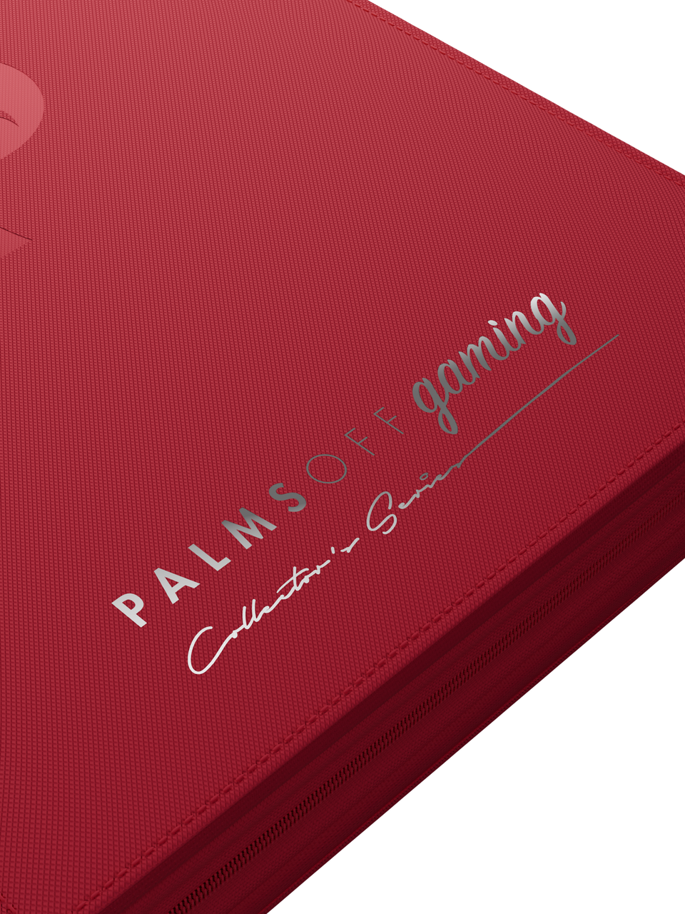 Palms Off Gaming | Collector's Series Top Loader Zip Binder - 9 Pocket - Red