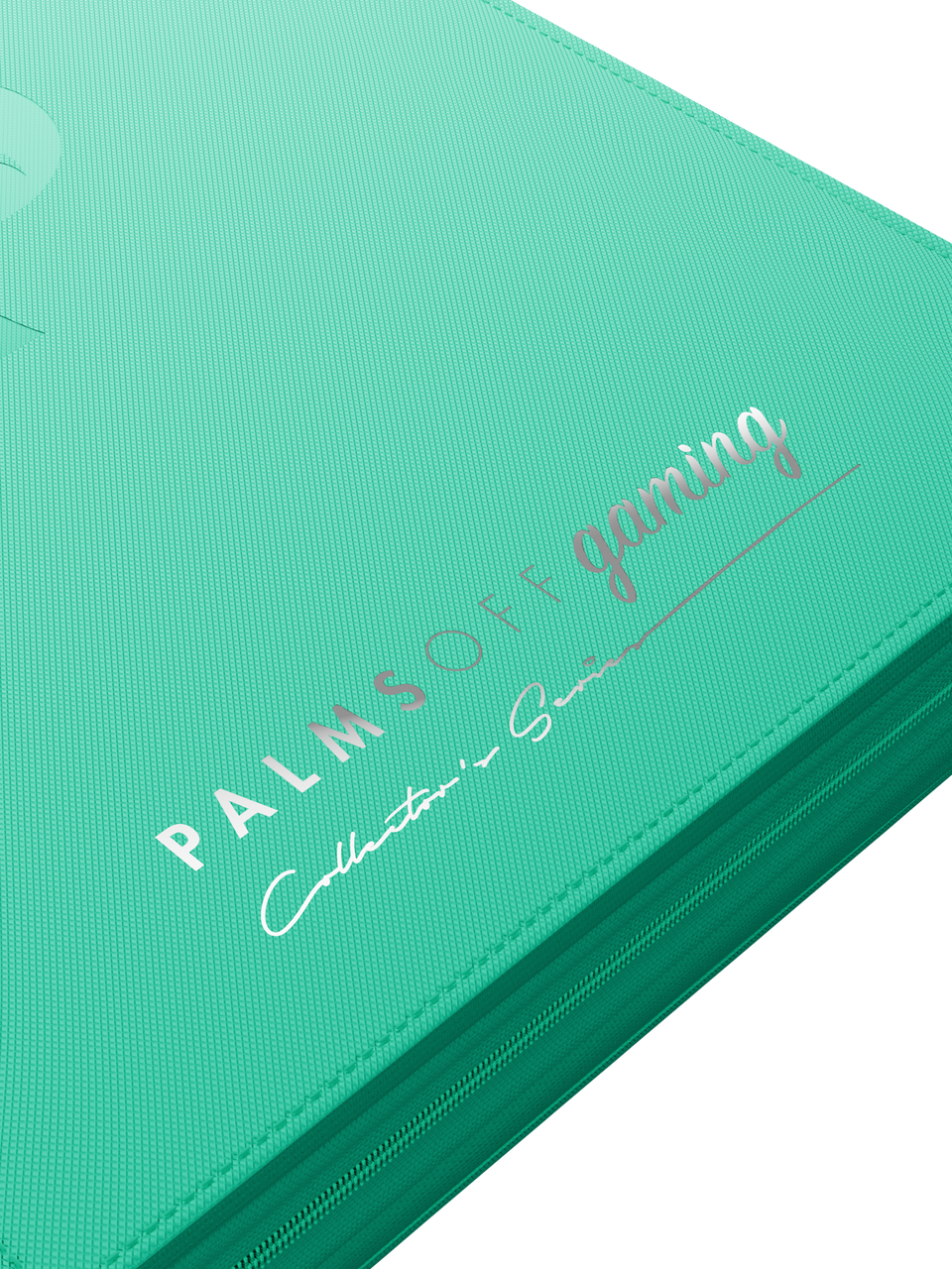 Palms Off Gaming | Collector's Series Top Loader Zip Binder - 9 Pocket - Turquoise