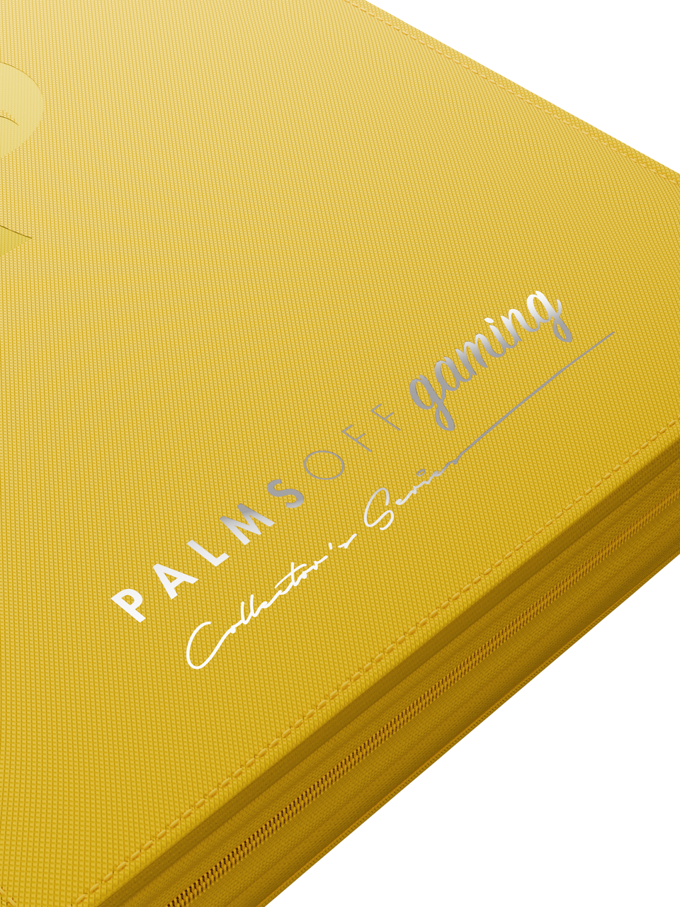 Palms Off Gaming | Collector's Series Top Loader Zip Binder - 9 Pocket - Yellow