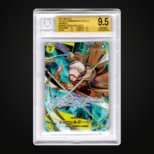 Trafalgar Law SP OP10-119 Japanese BGS 9.5 slab front
