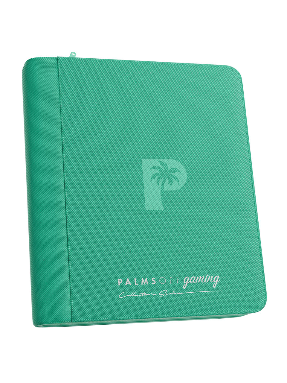 Palms Off Gaming | Collector's Series Top Loader Zip Binder - 4 Pocket - Turquoise