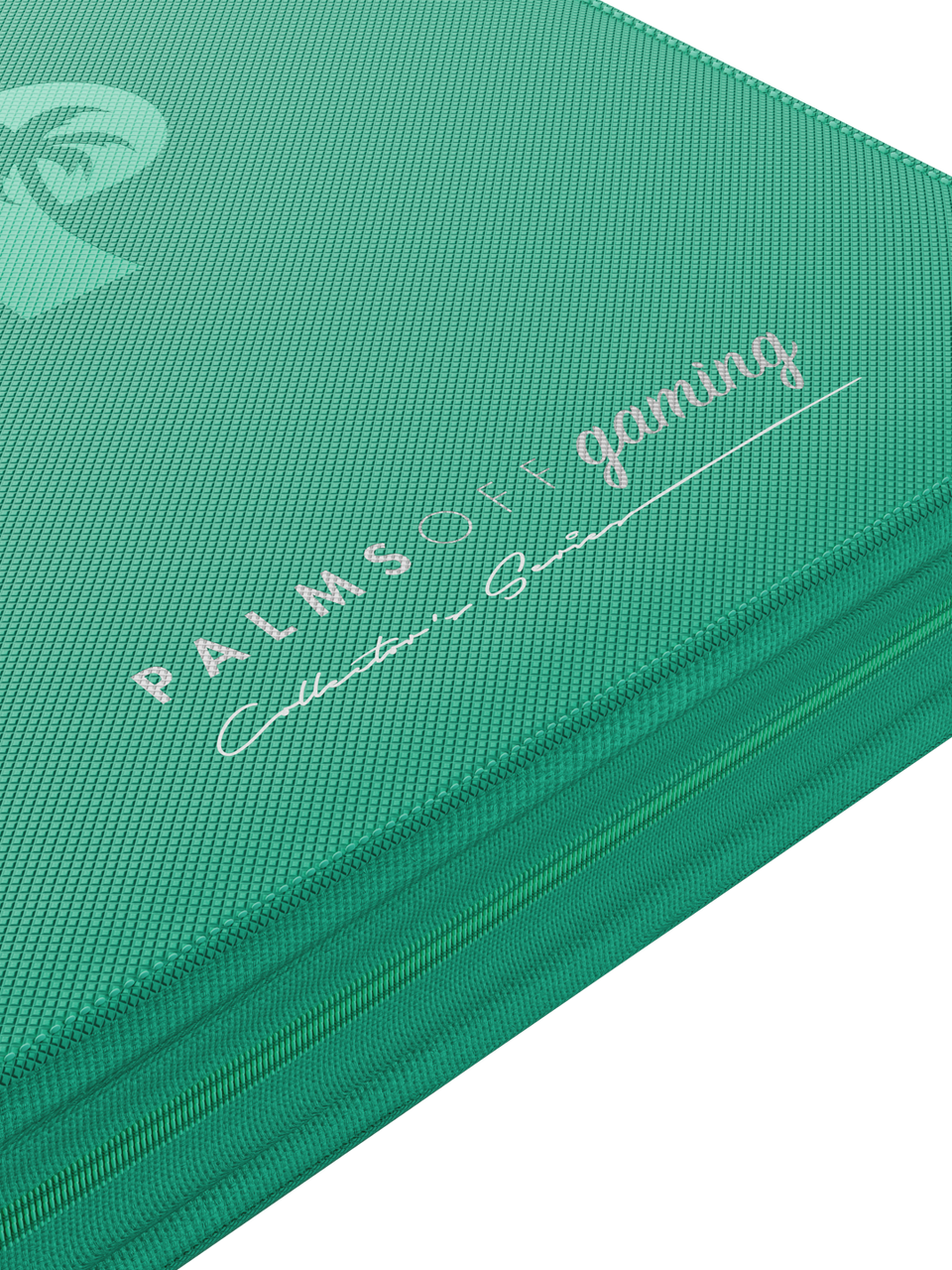 Palms Off Gaming | Collector's Series Top Loader Zip Binder - 4 Pocket - Turquoise