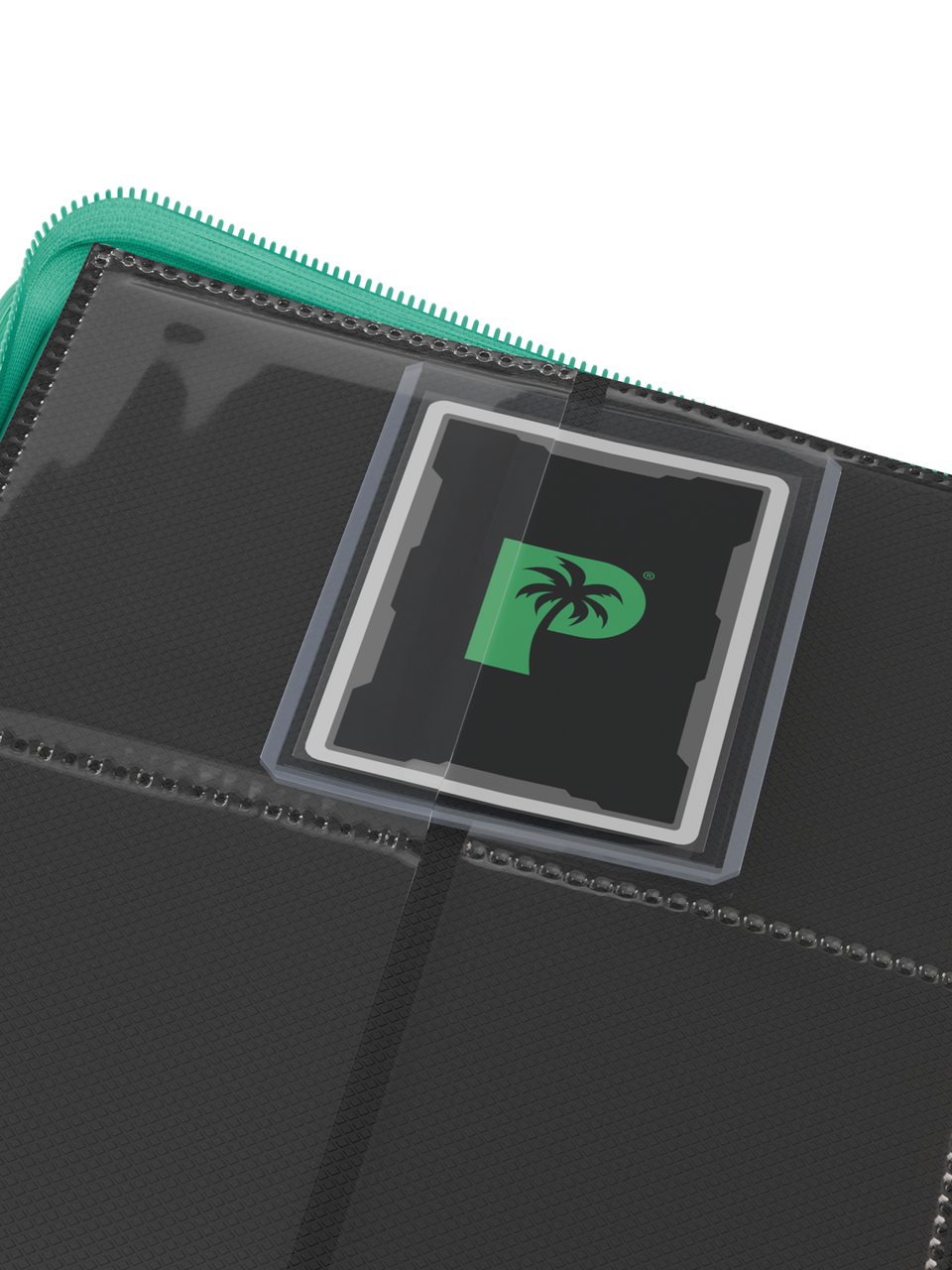 Palms Off Gaming | Collector's Series Top Loader Zip Binder - 4 Pocket - Turquoise