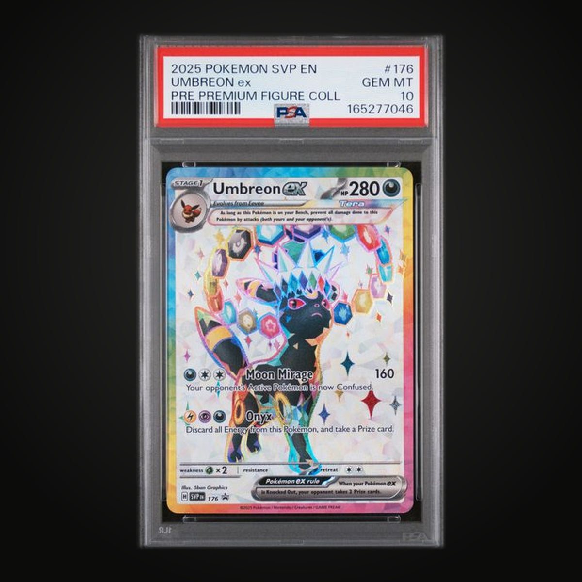 Umbreon ex 176 Promo — PSA 10 Gem Mint (Prismatic Evolutions Premium Figure Collection)