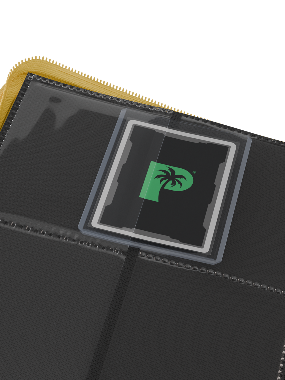 Palms Off Gaming | Collector's Series Top Loader Zip Binder - 4 Pocket - Yellow
