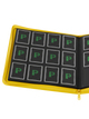 Palms Off Gaming | Collector's Series 12 Pocket Zip Binder | Yellow