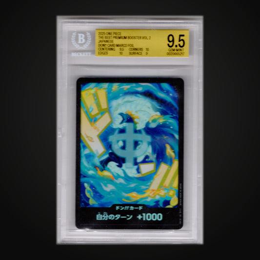 DON!! Card Marco Foil Japanese — BGS 9.5 Gem Mint (One Piece The Best Premium Booster Vol.2)
