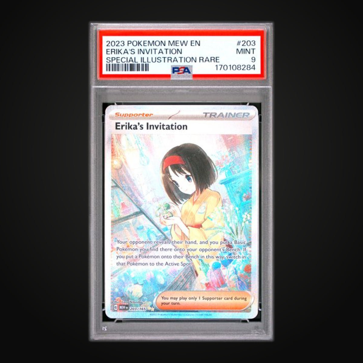 Erika's Invitation (Special Illustration Rare) #203 PSA 9 - Scarlet & Violet 151