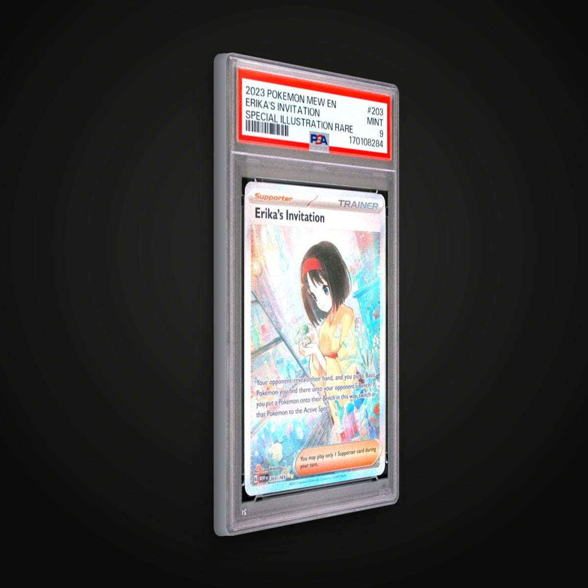 Erika's Invitation (Special Illustration Rare) #203 PSA 9 - Scarlet & Violet 151