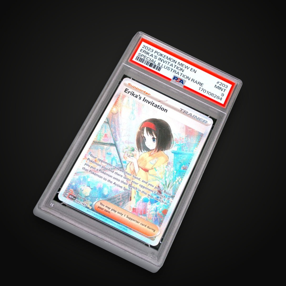 Erika's Invitation (Special Illustration Rare) #203 PSA 9 - Scarlet & Violet 151