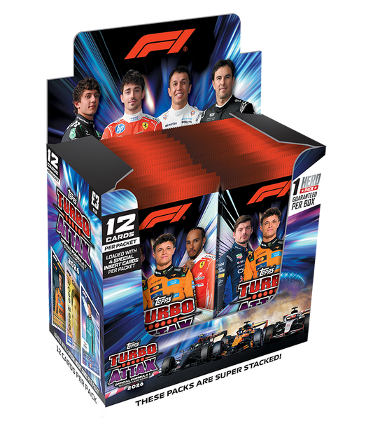 2026 Topps F1 Turbo Attax Booster Box (24 Packs)
