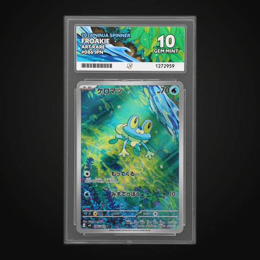 Froakie AR ACE 10 Gem Mint - 2026 Ninja Spinner #086/083 JPN