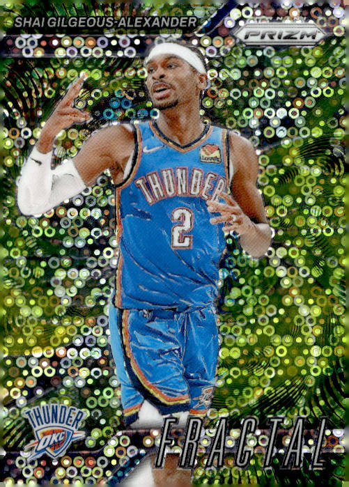 Shai Gilgeous-Alexander 2024-25 Panini Prizm Fractal #1