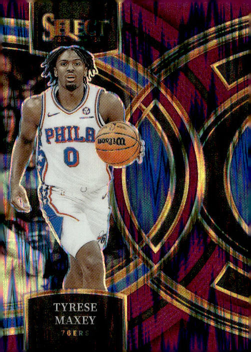 Tyrese Maxey 2023-24 Panini Select Prizm Premier #157