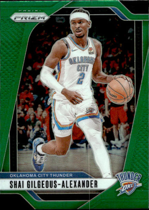 Shai Gilgeous-Alexander 2024-25 Panini Prizm Basketball #113 Green - Oklahoma City Thunder