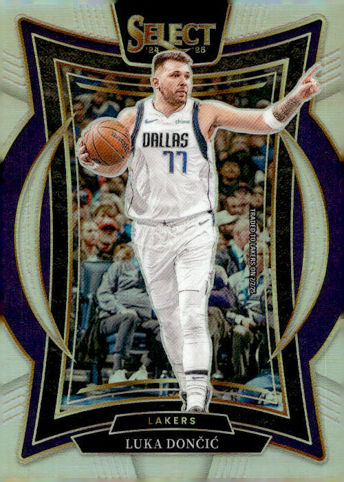 Luka Dončić 2024-25 Panini Select Basketball Concourse #56 Prizm - Los Angeles Lakers