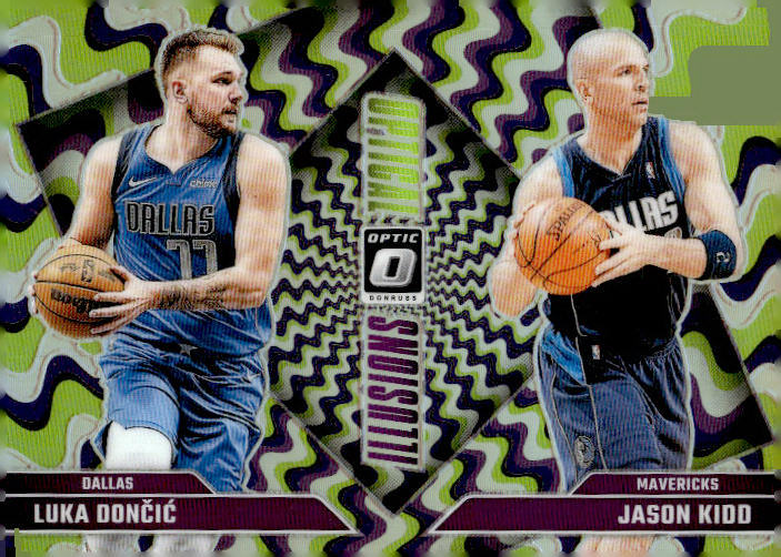 Luka Dončić / Jason Kidd 2024-25 Panini Donruss Optic Basketball Illusions #1 - Dallas Mavericks