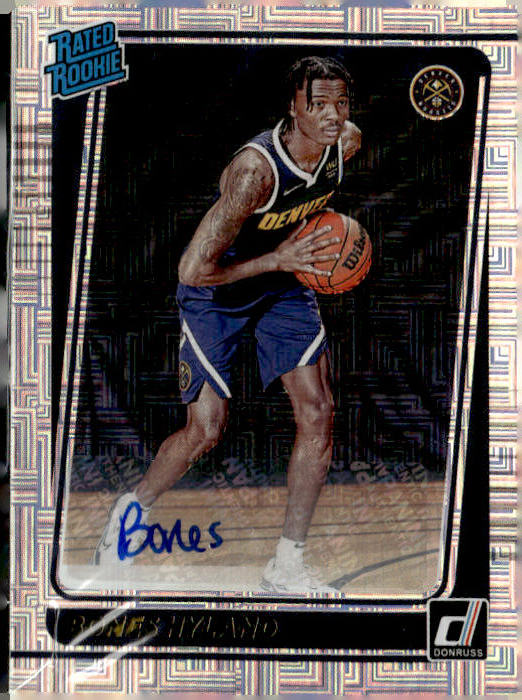 Bones Hyland - 2021-22 Panini Donruss Rated Rookie Autograph No. 244