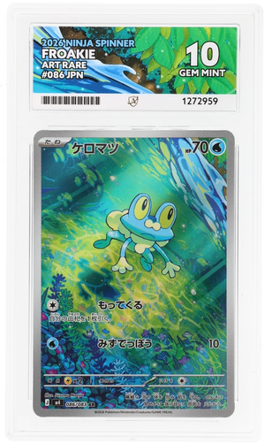 Froakie AR ACE 10 Gem Mint - 2026 Ninja Spinner #086/083 JPN