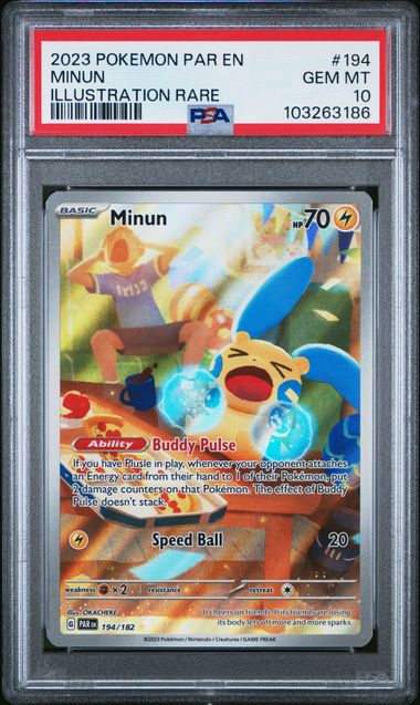 Minun PSA 10 Illustration Rare