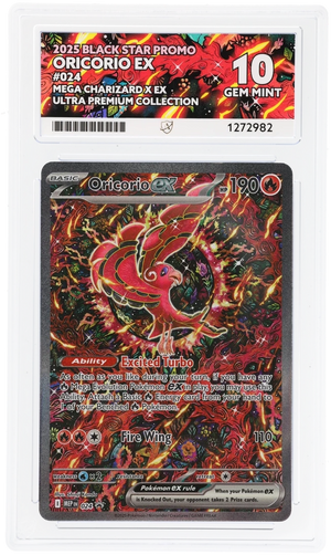 Oricorio ex ACE 10 Gem Mint - #024 Black Star Promo Mega Charizard X ex UPC EN
