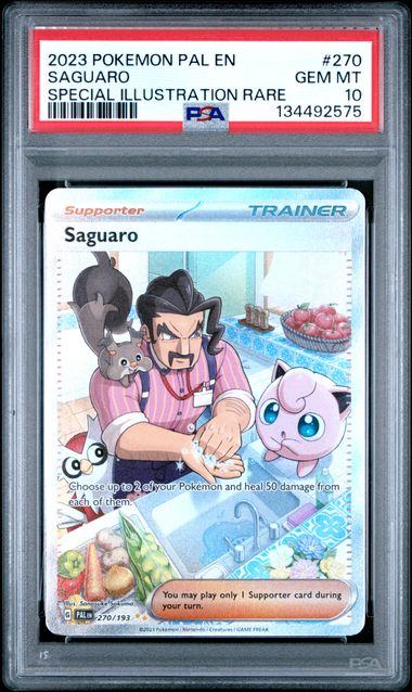 Saguaro PAL EN 270/193 Special Illustration Rare PSA 10