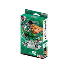 One Piece Card Game Starter Deck – Roronoa Zoro (Green)- ST-32