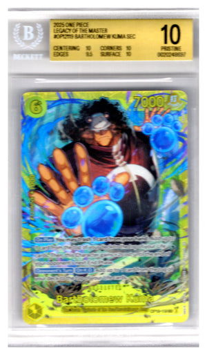 Bartholomew Kuma SEC OP12-119 - One Piece Card Game - BGS 10 Pristine