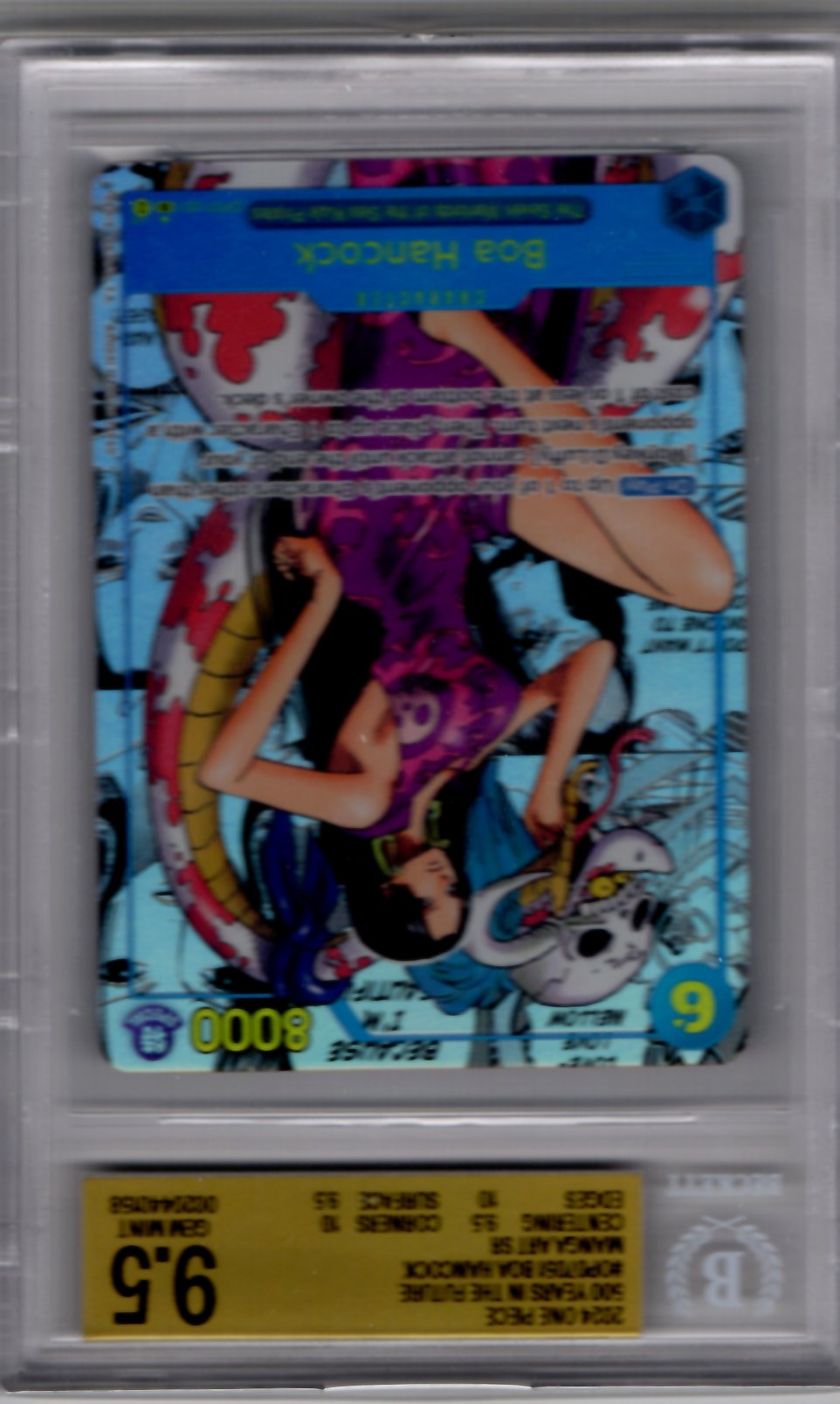 Boa Hancock BGS 9.5 Gem Mint - One Piece TCG 500 Years in the Future Manga Art SP