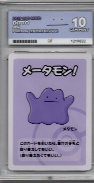 Ditto ACE 10 Gem Mint - Pokémon Center Exclusive (Japanese)