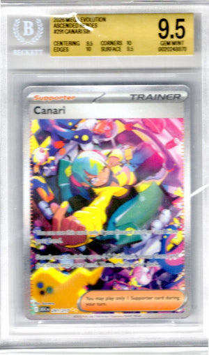 Canari SIR BGS 9.5 - 2025 Mega Evolution Ascended Series #251