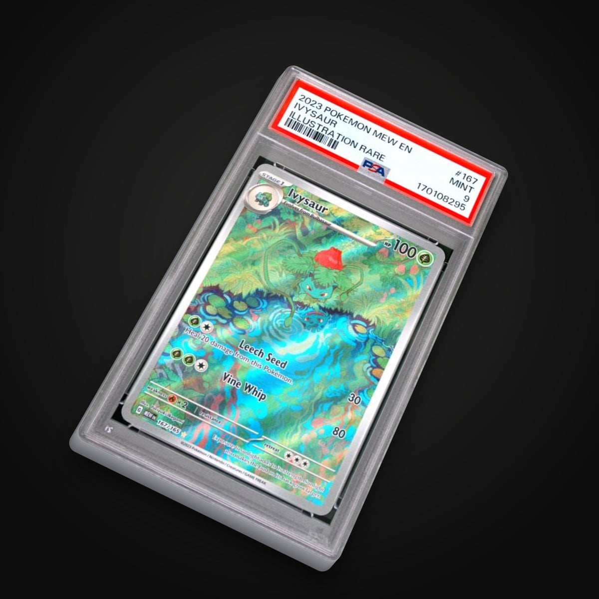 Ivysaur (Illustration Rare) #167 PSA 9 - Scarlet & Violet 151