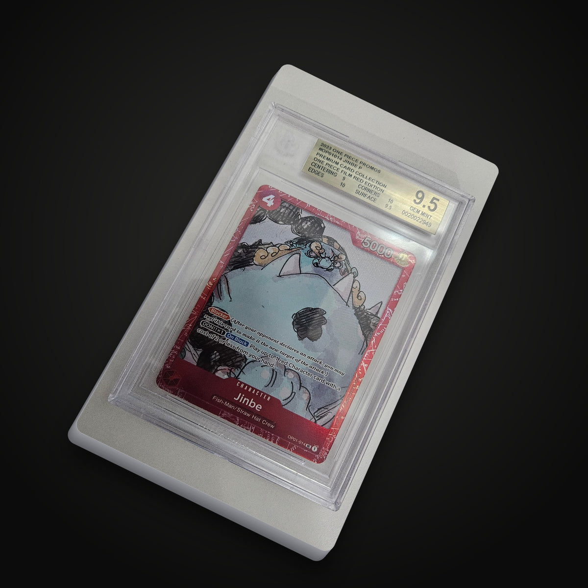 Jinbe Promo — BGS 9.5 Gem Mint (One Piece Film RED Premium Collection)