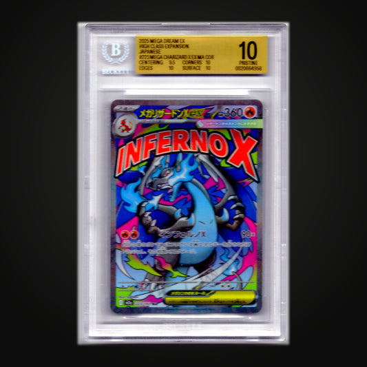 Mega Charizard X ex Japanese Pokémon Card | Beckett 10
