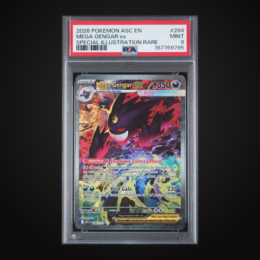 Mega Gengar ex - Ascended Heroes Special Illustration Rare #284/217 - PSA 9 MINT