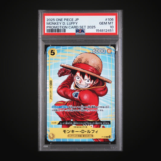 Monkey D. Luffy Promo - P-106 Japanese PSA 10 (One Piece Card Game)