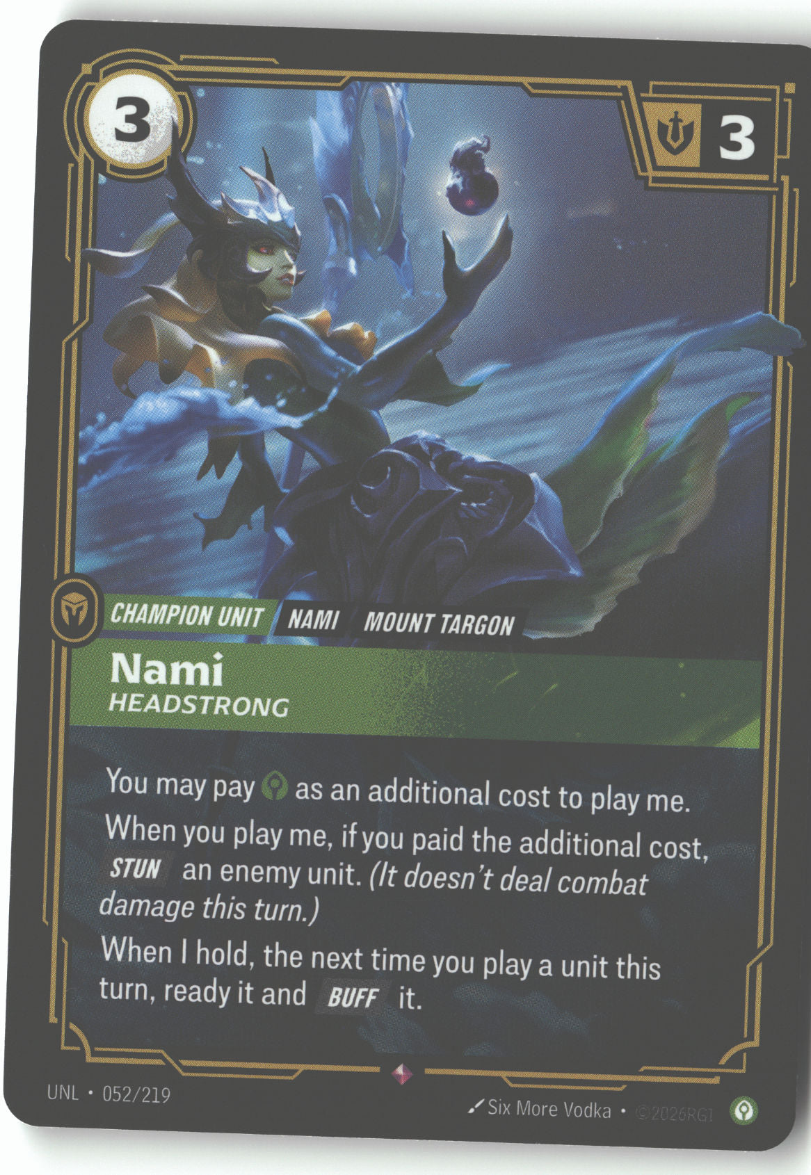 Nami, Headstrong