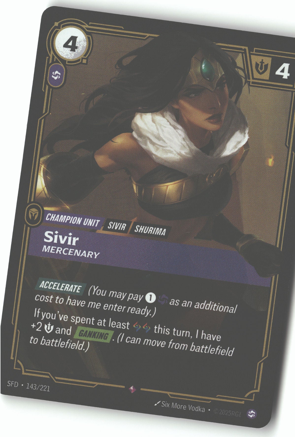 Sivir, Mercenary