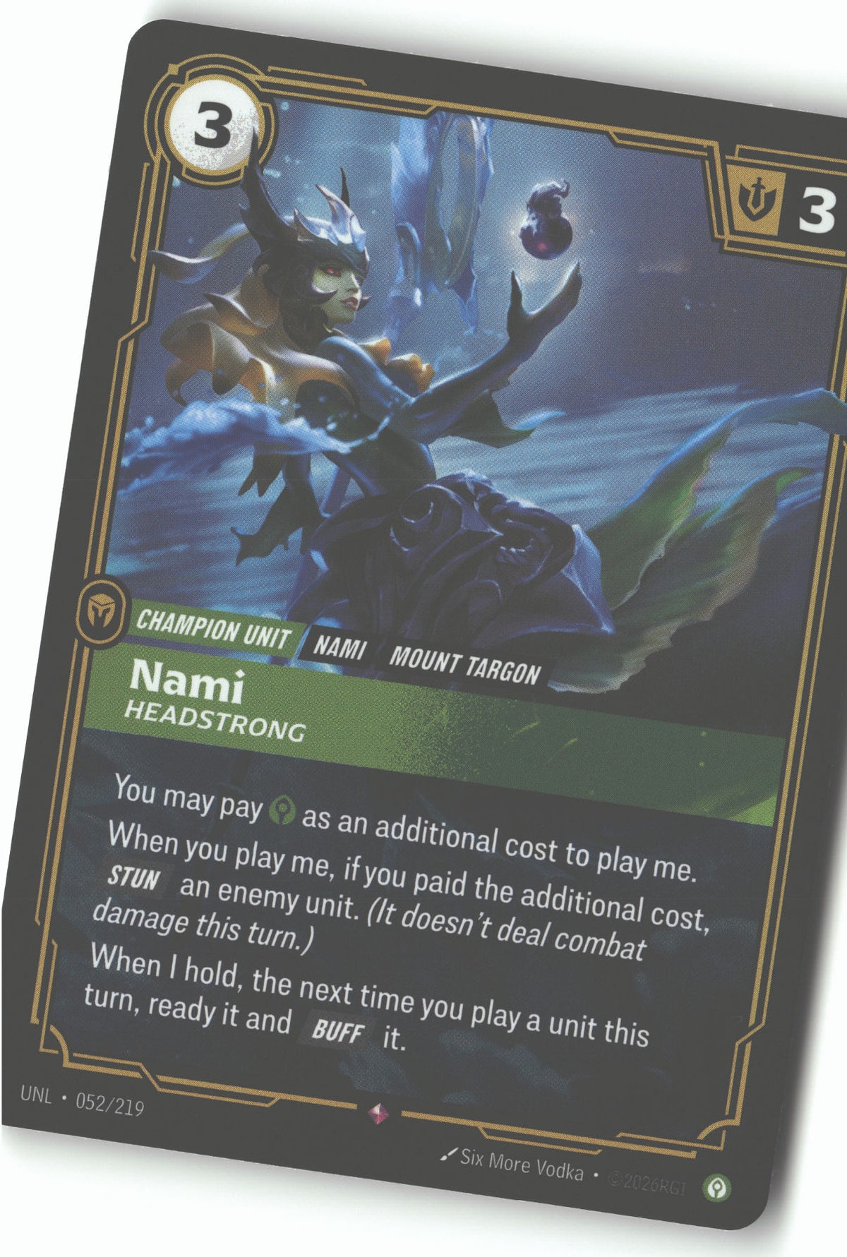 Nami, Headstrong
