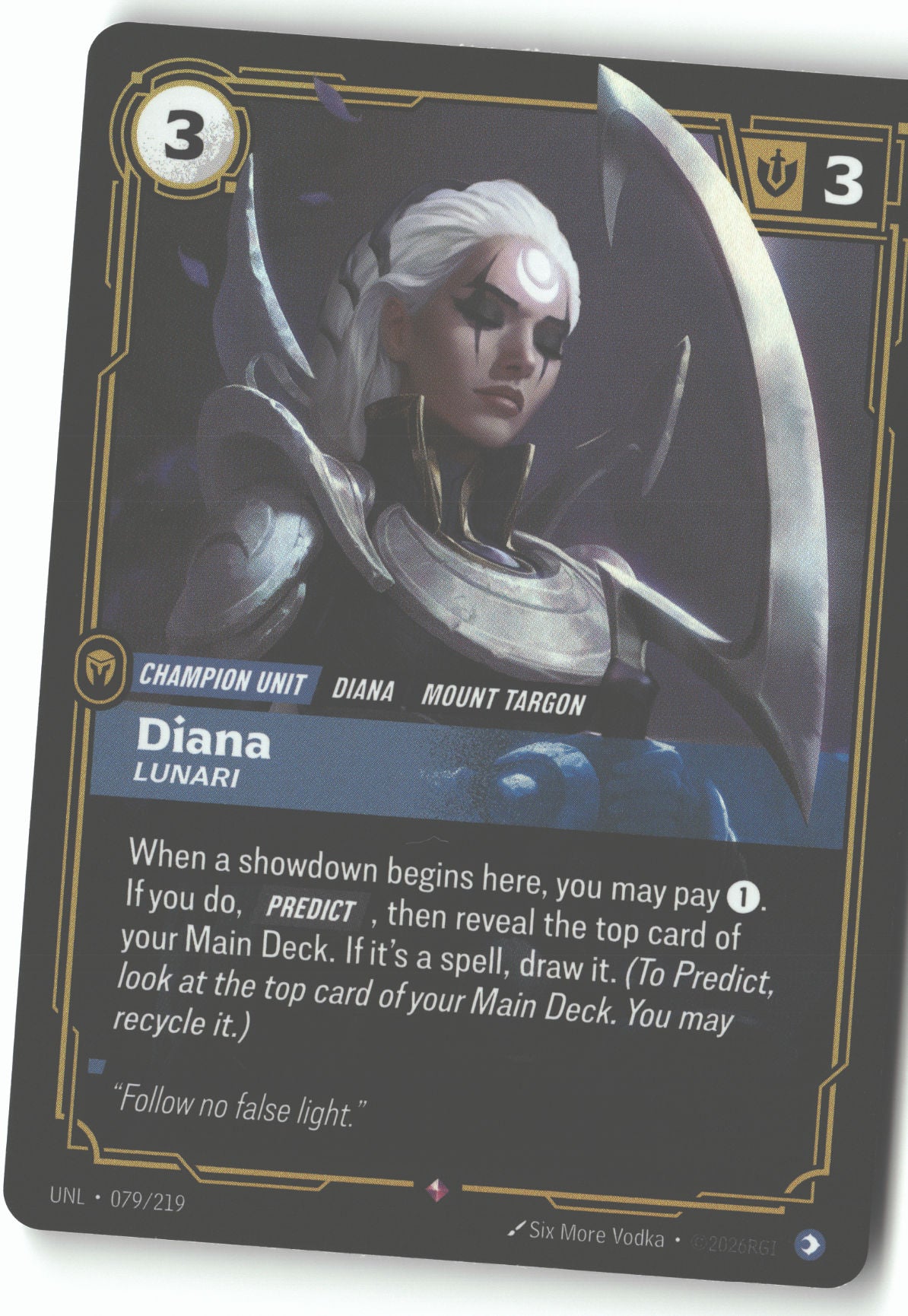 Diana, Lunari