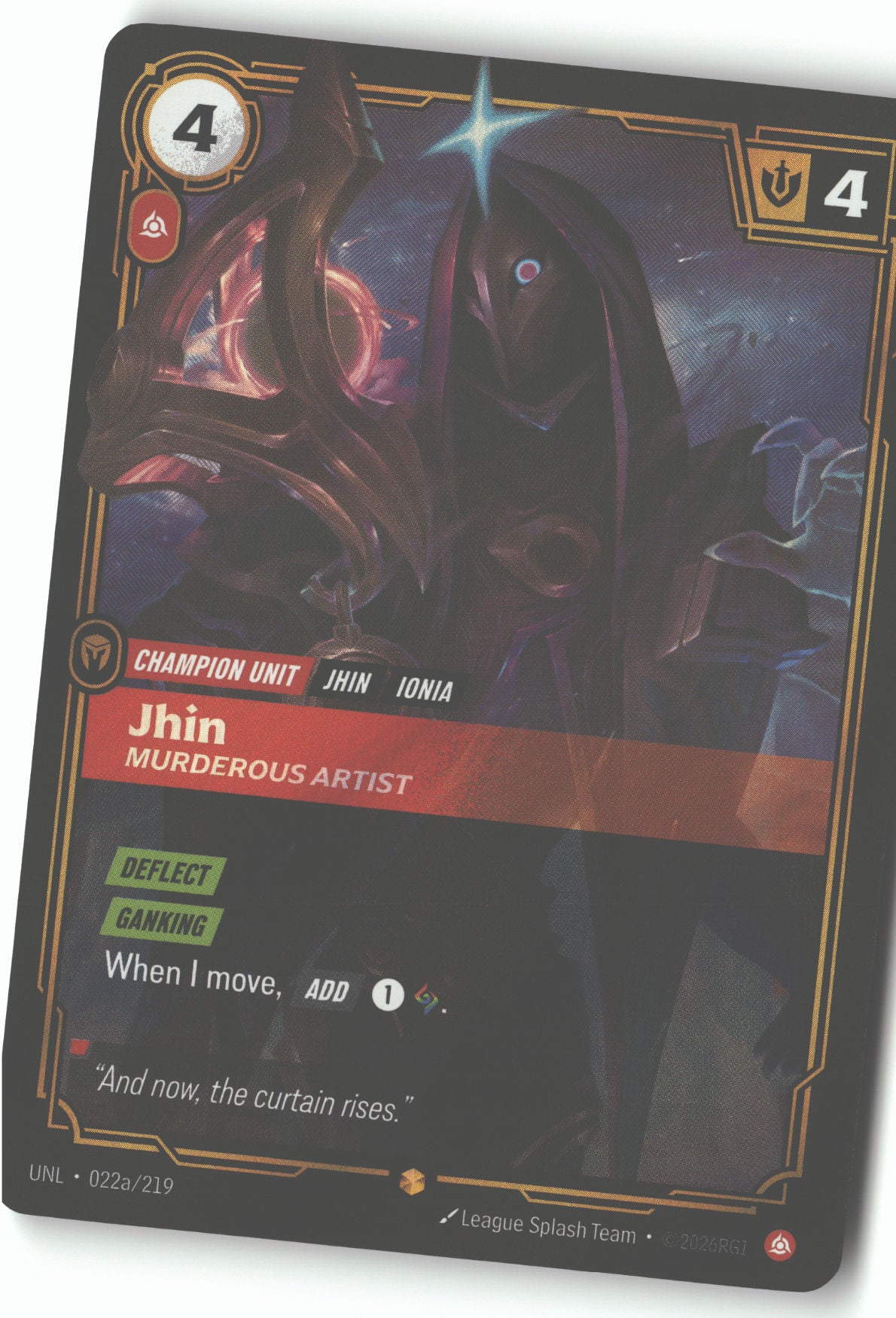 Jhin, Murderous Artist (Alternate Art)