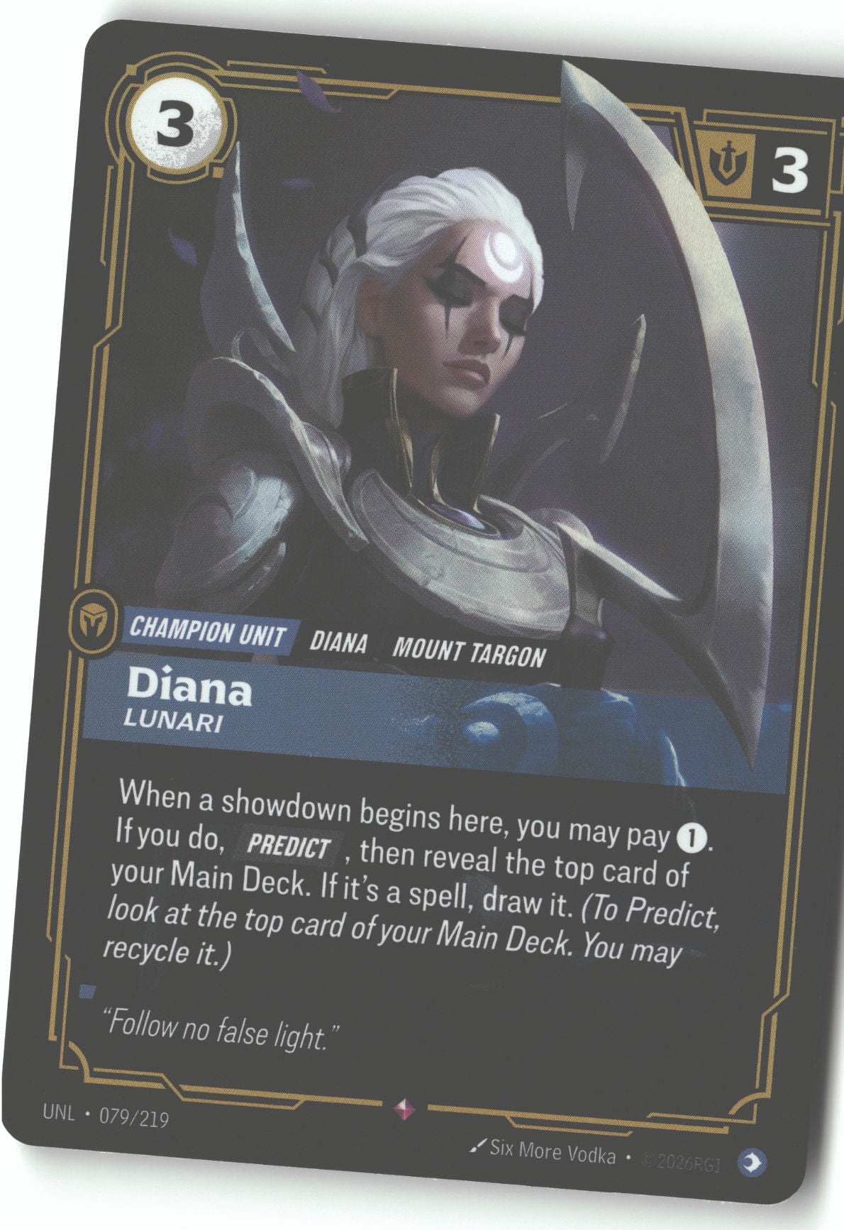 Diana, Lunari