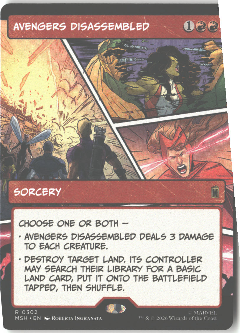 Avengers Disassembled (Borderless)