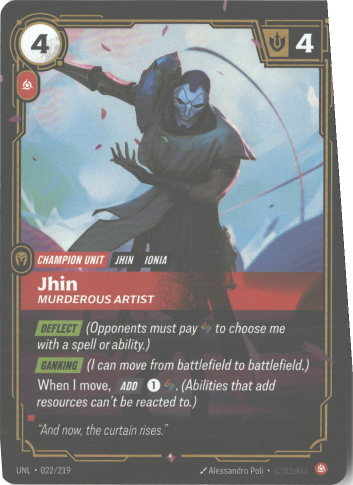 Jhin, Murderous Artist