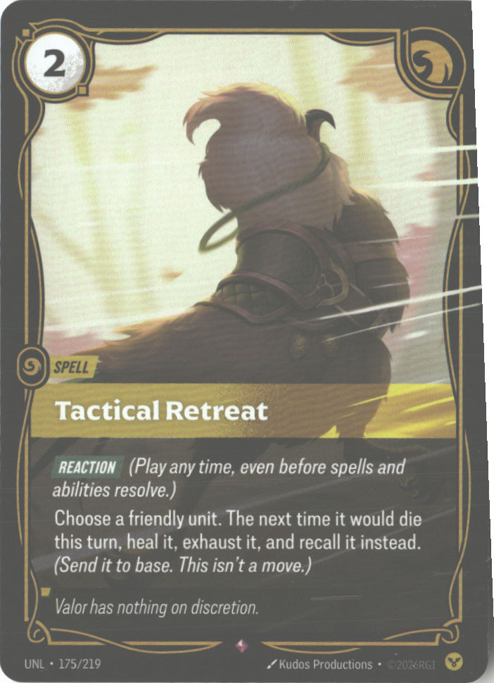 Tactical Retreat