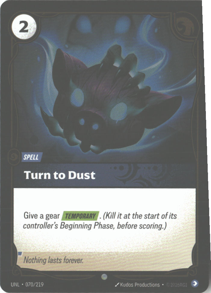 Turn to Dust