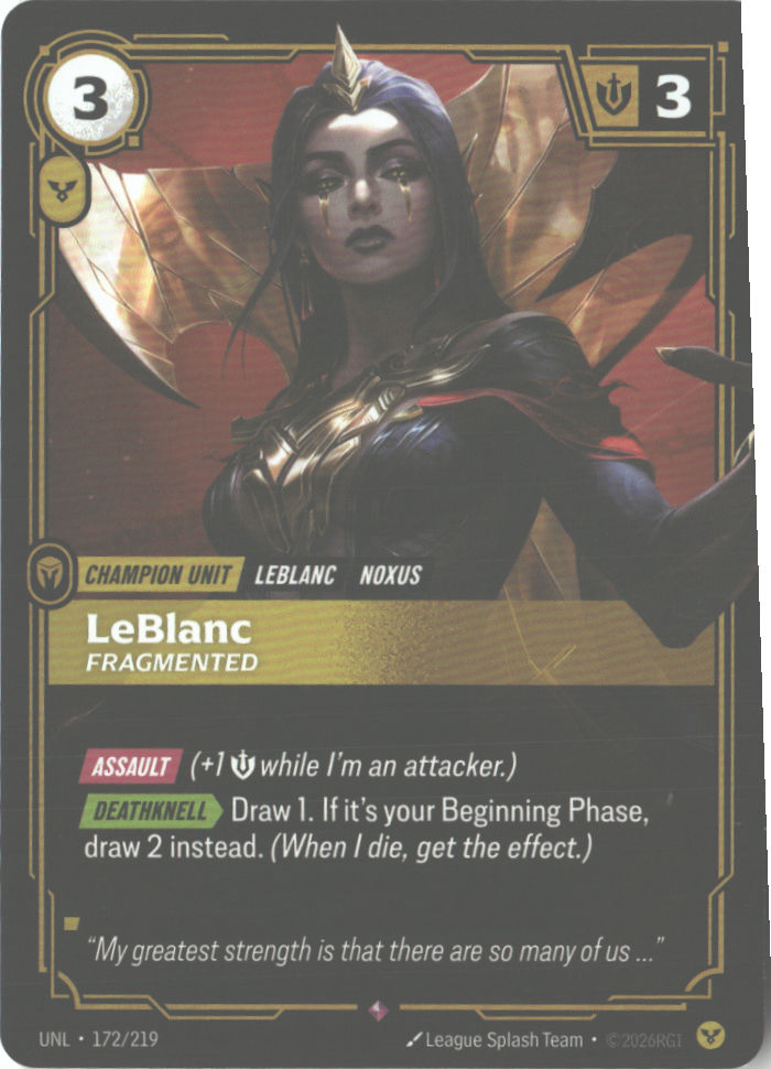 LeBlanc, Fragmented