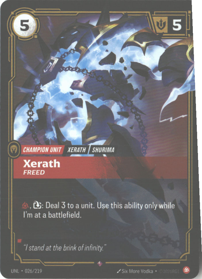 Xerath, Freed