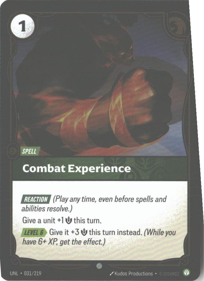 Combat Experience